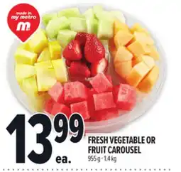 Metro FRESH VEGETABLE OR FRUIT CAROUSEL offer