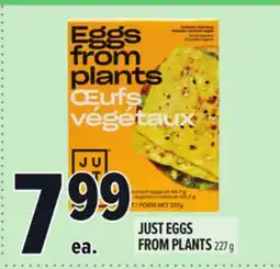 Metro JUST EGGS FROM PLANTS offer