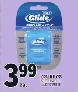 Metro ORAL B FLOSS offer