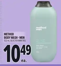 Metro METHOD BODY WASH - MEN offer