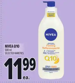 Metro NIVEA Q10 offer