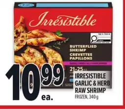 Metro IRRESISTIBLE GARLIC & HERB RAW SHRIMP offer