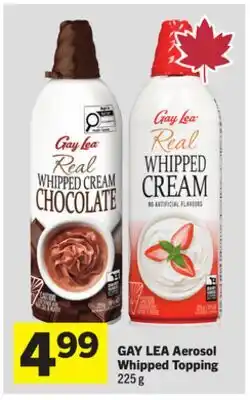 Foodland GAY LEA Aerosol Whipped Topping offer