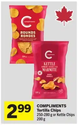 Foodland COMPLIMENTS Tortilla Chips offer