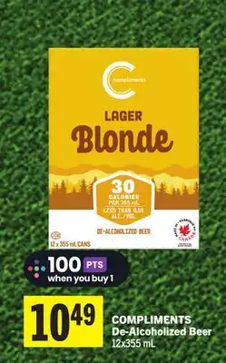 Foodland COMPLIMENTS De-Alcoholized Beer offer