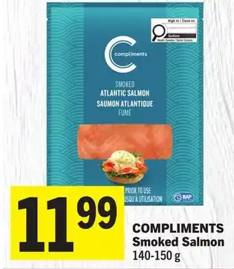 Foodland COMPLIMENTS Smoked Salmon offer