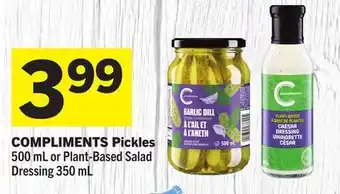 Foodland COMPLIMENTS Pickles offer