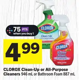 Foodland Clean-Up or All-Purpose Cleaners offer