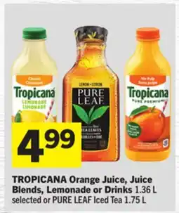 Foodland Orange Juice, Juice Blends, Lemonade or Drinks offer