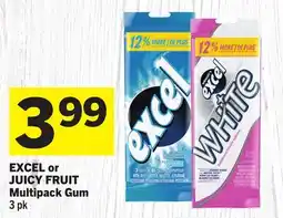Foodland JUICY FRUIT Multipack Gum offer