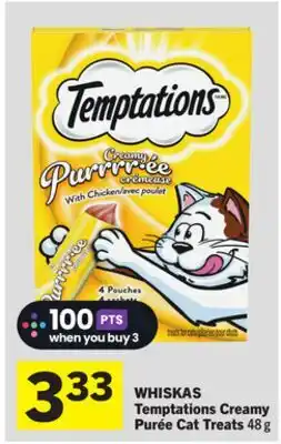 Foodland WHISKAS Temptations Creamy Purée Cat Treats offer