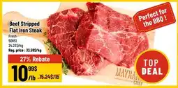 Mayrand Beef Stripped Flat Iron Steak offer