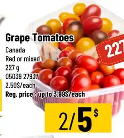 Mayrand Grape Tomatoes offer