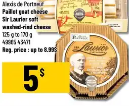 Mayrand Alexis de Portneuf Paillot goat cheese Sir Laurier soft washed-rind cheese offer