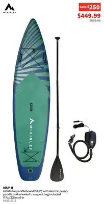 Sports Experts MCKINLEY ISUP 11 Inflatable paddleboard (SUP) offer
