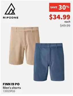 Sports Experts RIPZONE FINN 19 PO Men's shorts offer