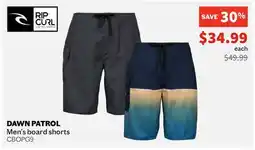 Sports Experts RIP CURL DAWN PATROL Men's board shorts offer