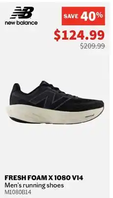Sports Experts NEW BALANCE FRESH FOAM X 1080 V14 Men's running shoes offer