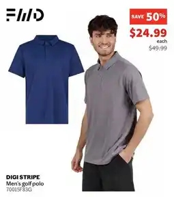 Sports Experts DIGI STRIPE Men's golf polo offer