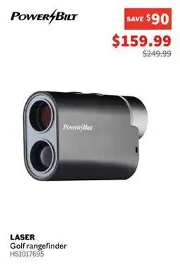 Sports Experts POWER BILT LASER Golf rangefinder offer