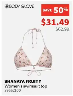 Sports Experts BODY GLOVE SHANAYA FRUITY Women's swimsuit top offer