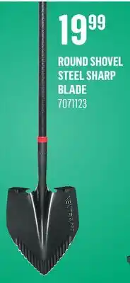 Canac Round Shovel Steel Sharp Blade offer