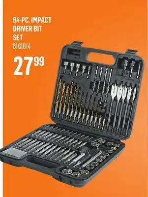 Canac 84-Pc. Impact Driver Bit Set offer
