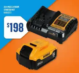 Canac 20 V MAX Lithium Starter Kit offer