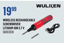 Canac Wireless Rechargeable Screwdriver Lithium-ion 3.7V offer