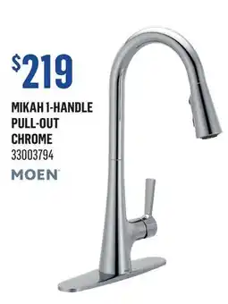 Canac Moen Mikah 1-Handle Pull-Out Kitchen Faucet Chrome offer