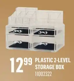 Canac Plastic 2-Level Storage Box offer