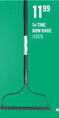 Canac 14-Tine Bow Rake offer