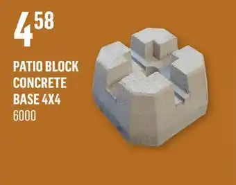 Canac Patio Block Concrete Base 4x4 offer