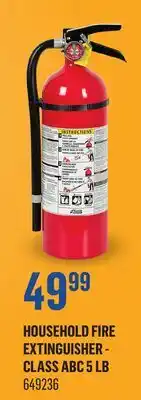 Canac Household Fire Extinguisher - Class ABC offer