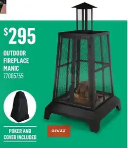 Canac Outdoor Fireplace offer