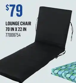 Canac Lounge Chair Cushion 70inx22in offer