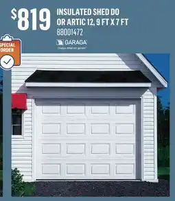 Canac Insulated Shed Door Artic 12 offer
