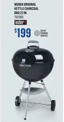Canac Weber Original Kettle Charcoal BBQ 22 in offer