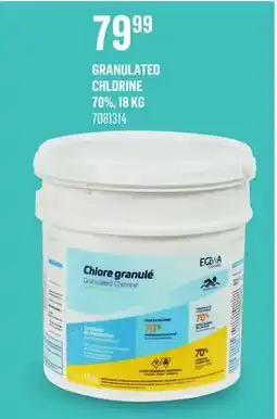 Canac Granulated Chlorine offer