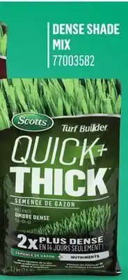 Canac Grass Seed offer