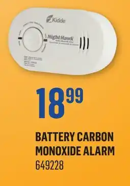 Canac Battery Carbon Monoxide Alarm offer