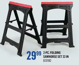 Canac 2-Pc. Folding Sawhorse Set 22 in offer