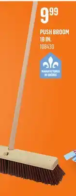 Canac Push Broom 18 in offer