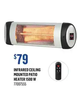 Canac Infrared Ceiling Mounted Patio Heater 1500W offer