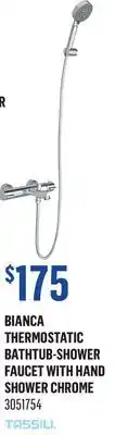 Canac Tassili Bianca Thermostatic Bathtub-Shower Faucet with Hand Shower offer