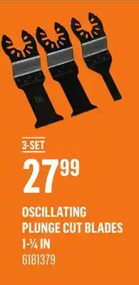 Canac Oscillating Plunge Cut Blades 1-1/4 in offer