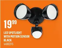 Canac LED Spotlight with Motion Sensor Black offer