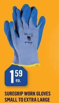 Canac Suregrip Work Gloves Small offer