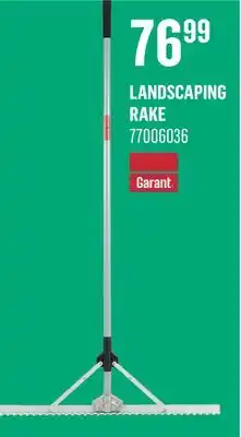 Canac Landscaping Rake offer