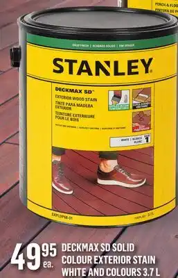 Canac Deckmax SD Solid Colour Exterior Stain White and Colours 3.7L offer